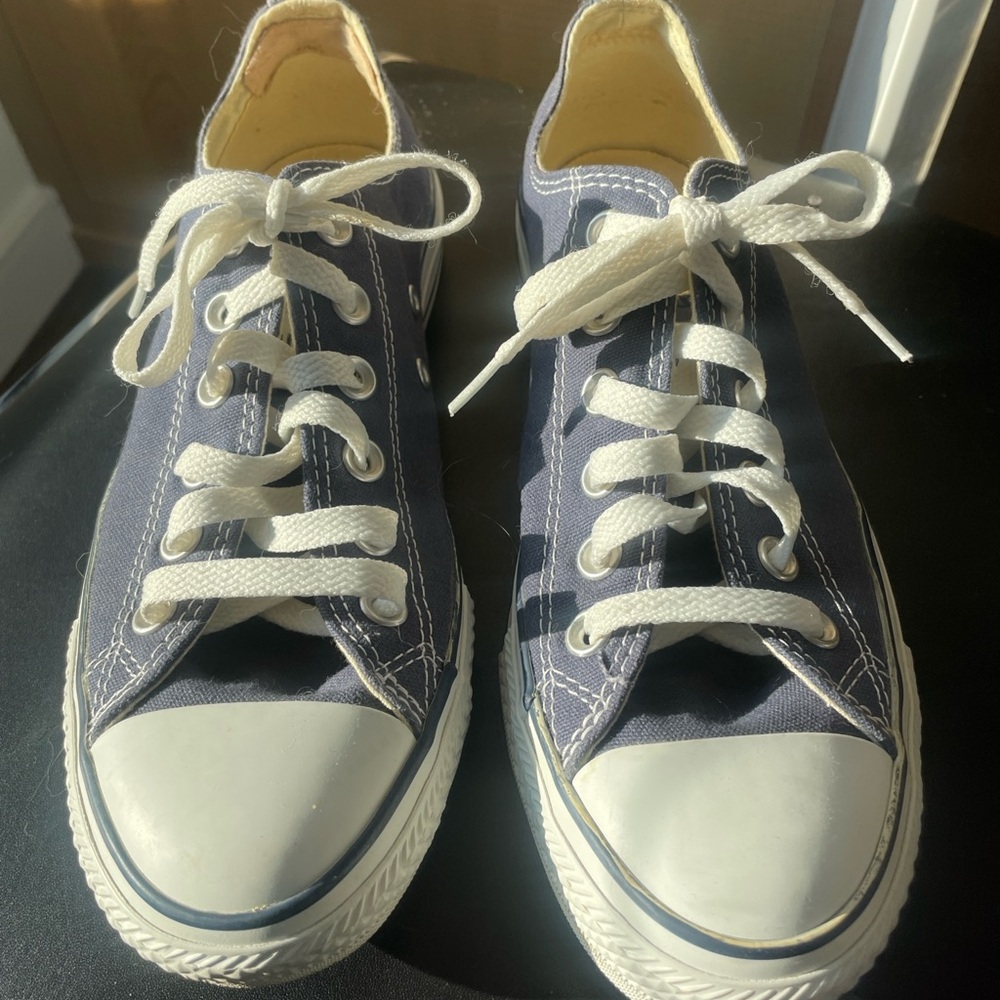 Blue Converse Sneakers